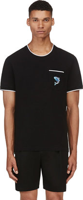 Kenzo Black Fish Applique T-shirt