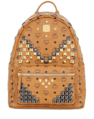 MCM Medium Stark Studded Backpack