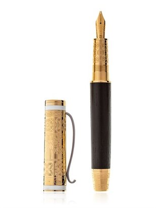 Omas Limited Shakespeare Gold Fountain Pen