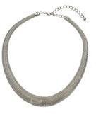 Silver Spring Womens Short Necklace- Silver