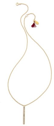 Shashi Tracy Long Bar Necklace