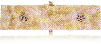 Carolina Bucci Woven 18-karat gold diamond bracelet