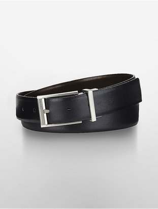 Calvin Klein Pebbled Leather Reversible Belt