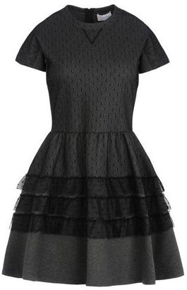 RED Valentino Point d'esprit fused jersey dress