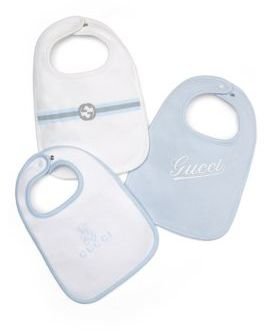 Gucci Infant's Three-Piece Bib Gift Set