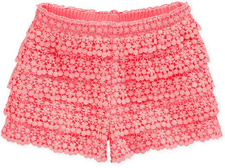 Monteau Girls' Lace Shorts