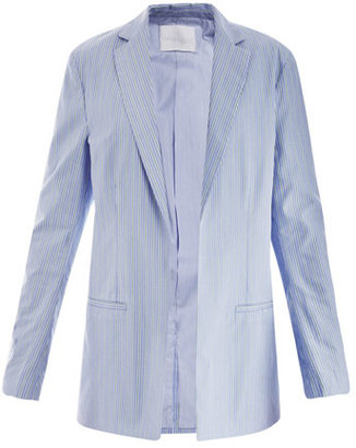 Richard Nicoll Shirting-stripe suit jacket