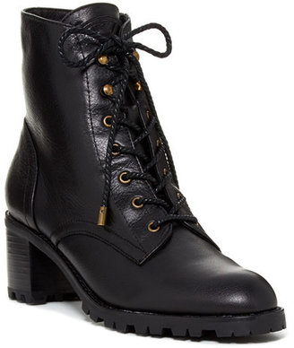 Joie Asbury Leather Combat Boot