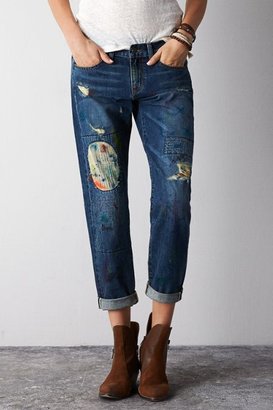 Artisan de Luxe American Eagle Outfitters Medium Wash Juliet Boyfriend Jeans, Womens 0025x By American Eagle