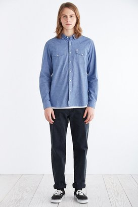 Urban Outfitters Salt Valley Chambray Western Button-Down Shirt