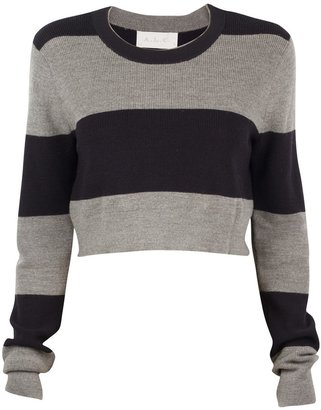 A.L.C. Brandie Stripe Crop Sweater