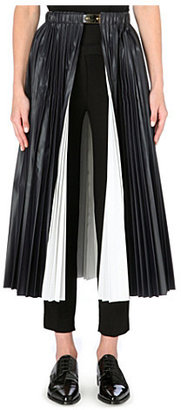 Toga Open-front pleated skirt