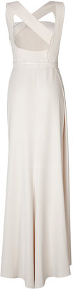Elie Saab Silk Evening Gown with Cut-Outs