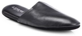 a. testoni Leather Slippers