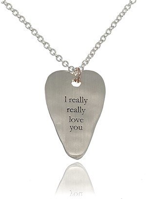 Bjorg Silver Plated Love You Pendant