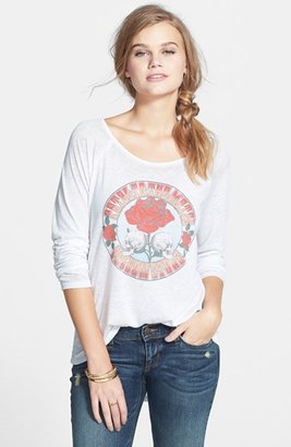 Volcom 'Hide Out' Graphic Burnout Tee (Juniors)