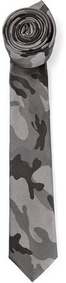 Valentino jacquard camouflage tie