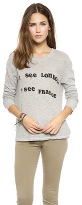 Wildfox Couture Off to Europe Long Sleeve Top