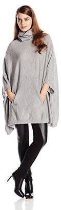 Joie Women's Jalea B Cowl-Neck Wool Poncho Sweater