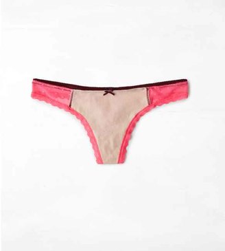 aerie for AEO Colorblock Thong