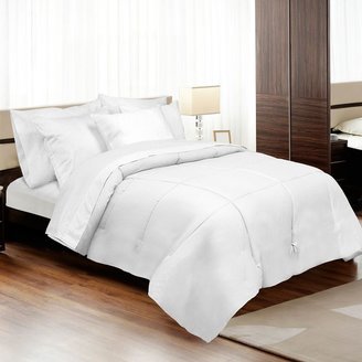 Veratex american collection solid 1200-thread count egyptian cotton down-alternative comforter - king