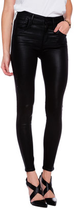 Gold Sign Virtual High Rise Coated Skinny Jean
