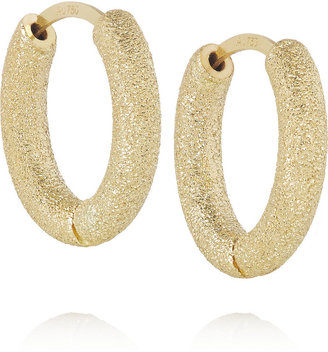 Carolina Bucci Huggy 18-Karat Gold Hoop Earrings