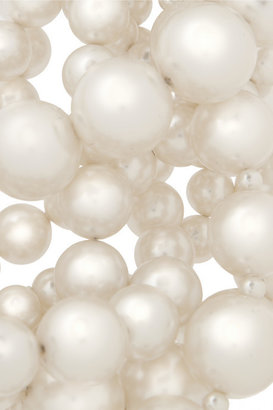 Tom Binns Ultra Pearl silver-plated Swarovski pearl necklace