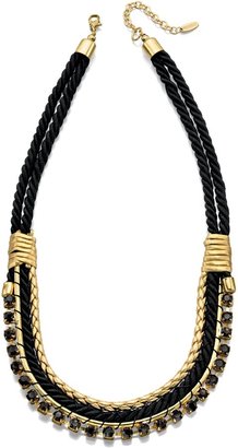 Fiorelli Costume Black & Gold Rope Necklace