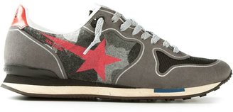 GOLDEN GOOSE DELUXE BRAND camouflage pattern lace-up sneakers