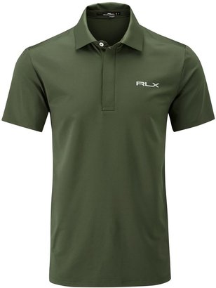 RLX Ralph Lauren Men's Golf Solid Mesh Polo Shirt
