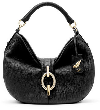 Diane von Furstenberg Sutra Leather Hobo Bag