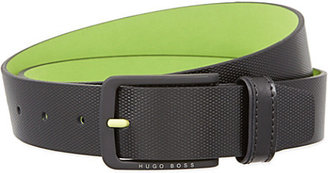 HUGO BOSS Textured leather belt - for Men