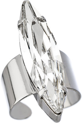 Roberta Chiarella Silver and Crystal Icicle Ring