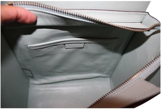 Celine Green Leather Handbag Luggage