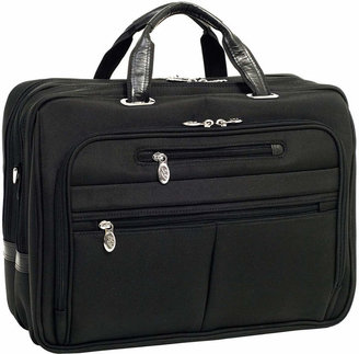 McKlein McKleinUSA Rockford 15.6 Nylon Fly-Through Checkpoint-Friendly Laptop Briefcase