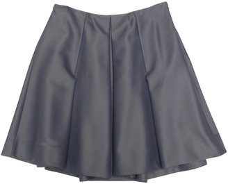 Patrizia Pepe Grey Silk Skirt