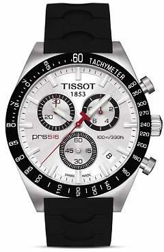 Tissot PRS516 Men's Silver Quartz Chronograph Sport Watch, 42mm