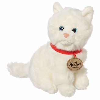 House of Fraser Hamleys Sitting White Cat Soft Toy