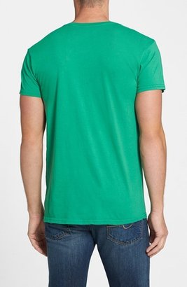 Retro Brand 20436 Retro Brand 'Miami Hurricanes Football' Slim Fit Graphic T-Shirt