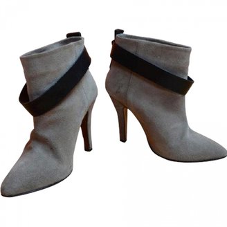 IRO Beige Leather Ankle boots