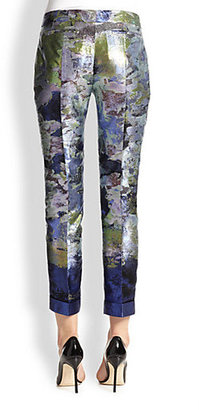 Antonio Berardi Metallic Printed Trousers