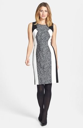 Classiques Entier 'Spector' Lace & Ponte Sheath Dress