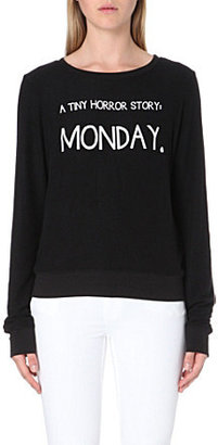 Wildfox Couture Tiny Horror Story jersey top