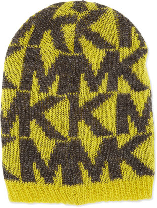 MICHAEL Michael Kors Oversize Logo Knit Hat