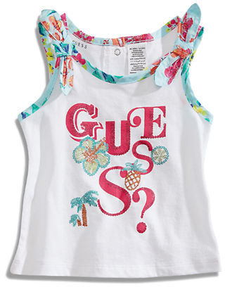 Guess Top with Foil and Glitter