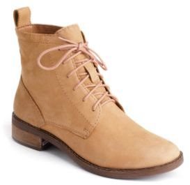 Lucky Brand Norwood Leather Lace-Up Ankle Boots
