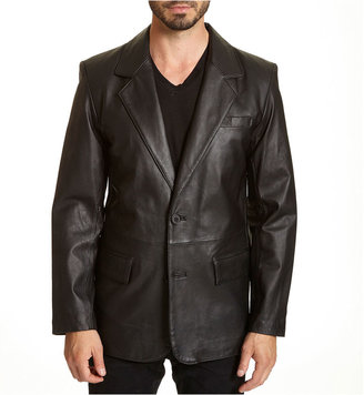 JCPenney Excelled Leather Excelled Lambskin Blazer - Big & Tall