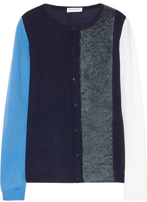 Vionnet Fine-knit wool-blend cardigan