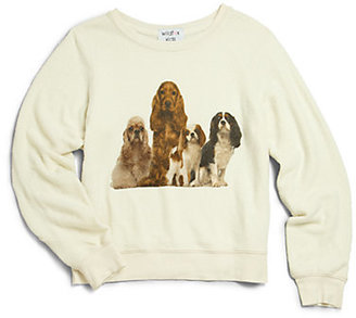 Wildfox Couture Kids Girl's Beggers Dog Sweatshirt